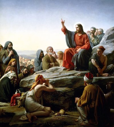 Le Sermon sur la montagne, Carl Bloch (1877)